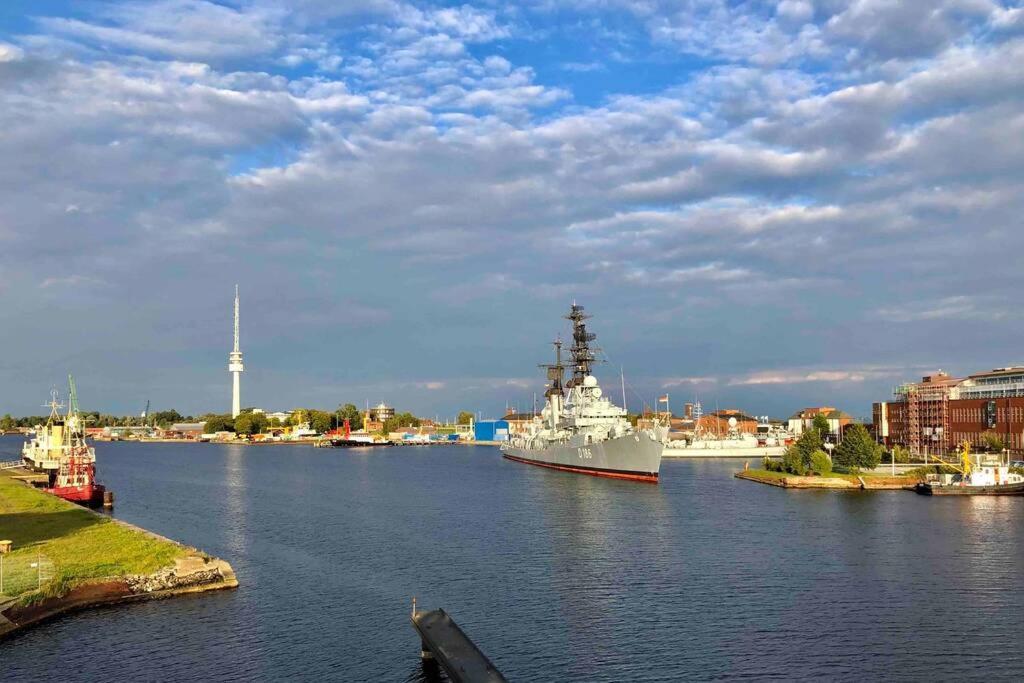 Wilhelms Havenkoje - Gemuetliches Innenstadtappartment Wilhelmshaven Bagian luar foto