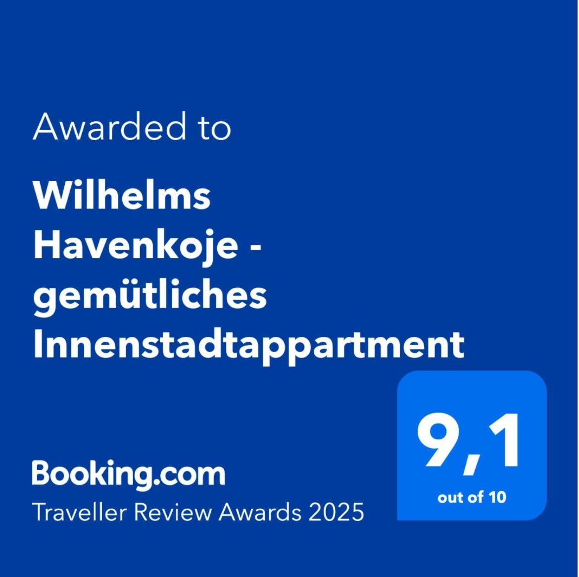 Wilhelms Havenkoje - Gemuetliches Innenstadtappartment Wilhelmshaven Bagian luar foto